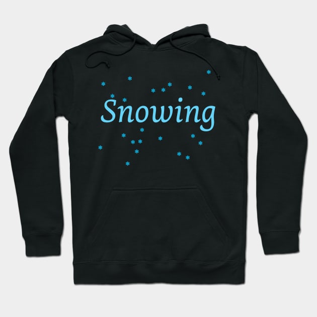 Snow falling Hoodie by Artstastic